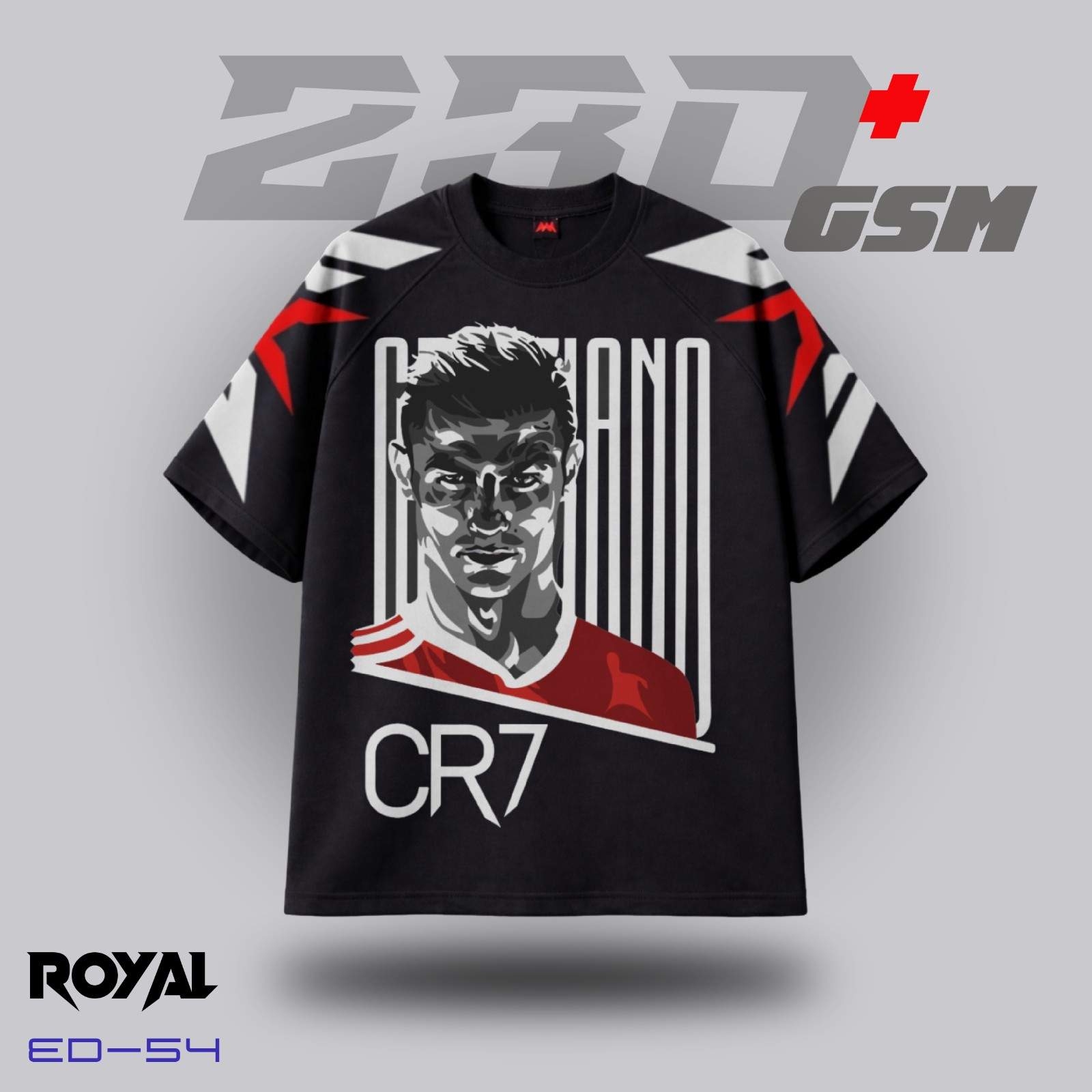 ⚽ "CR7 ICON" Premium Oversized T-Shirt | ED-54