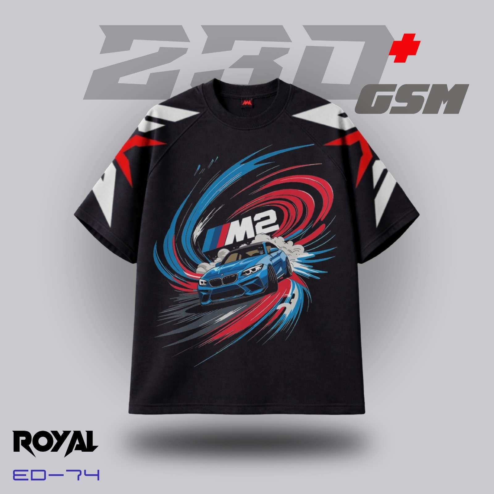 🏎️ BMW "M2 Performance" Iconic Oversized T-Shirt | ED-74
