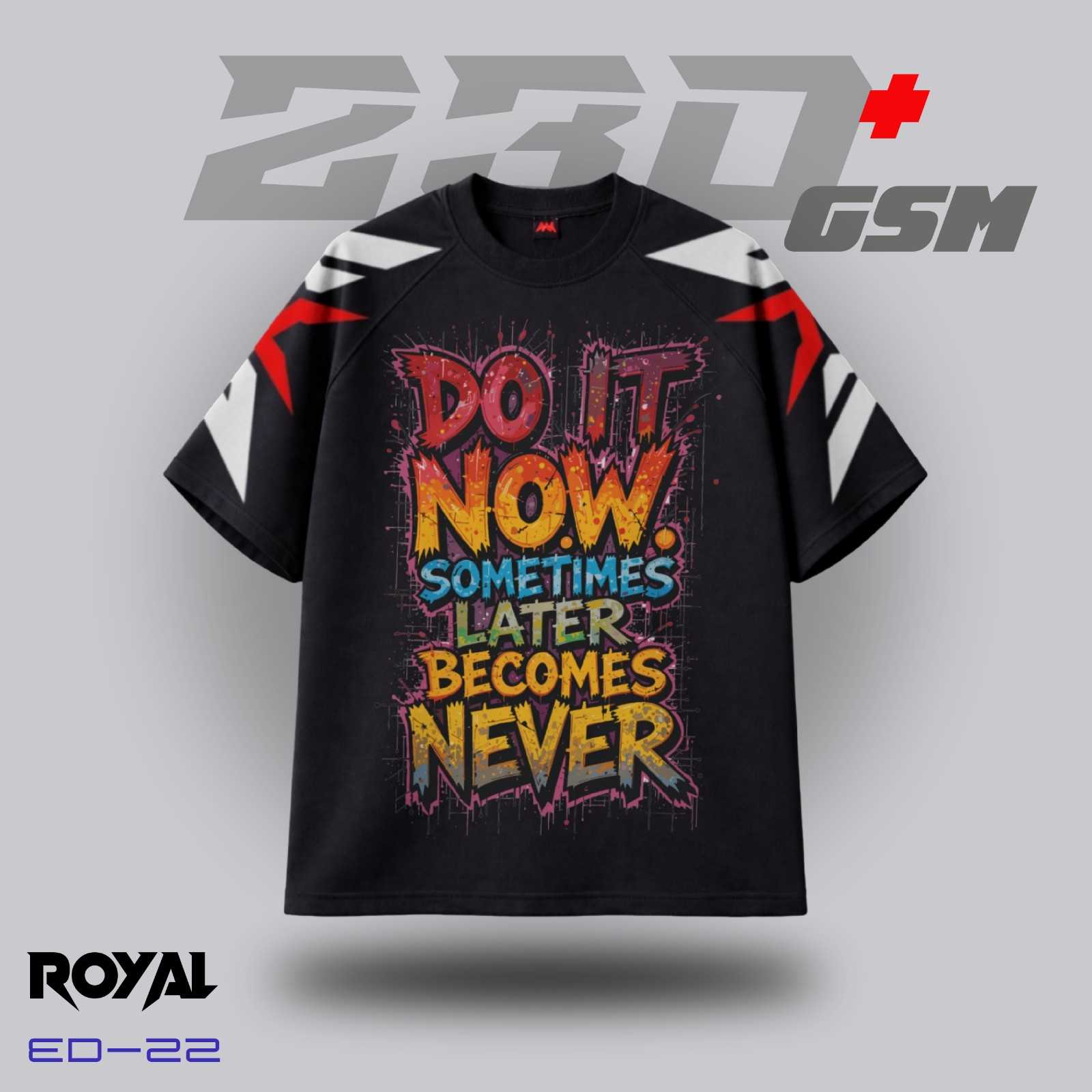 💥 "DO IT NOW" Iconic Oversized T-Shirt | ED-22