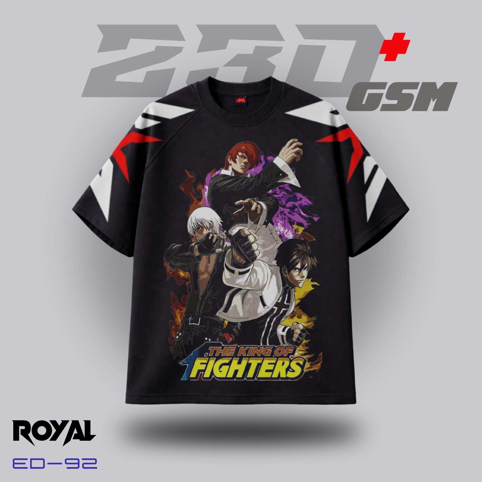 🕹️ "THE KING OF FIGHTERS" Iconic Oversized T-Shirt | ED-92